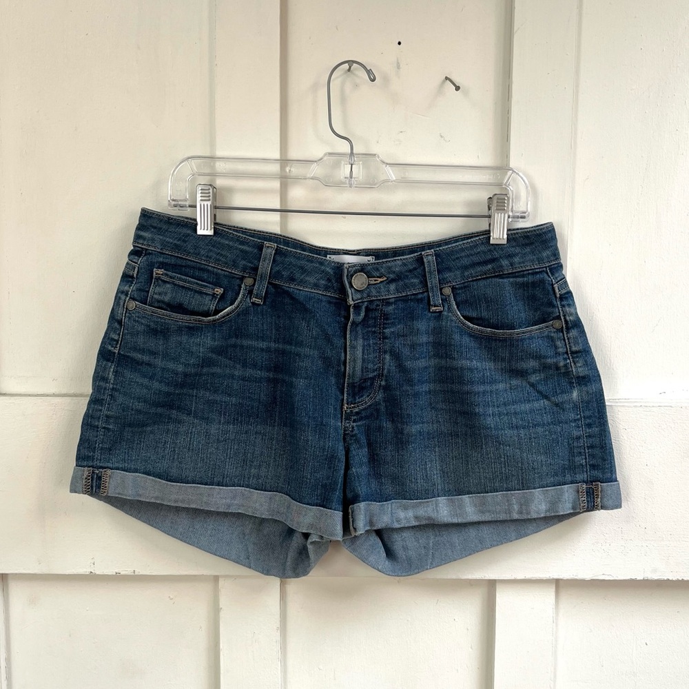 PAIGE Jimmy Jimmy Cuffed Denim Shorts - Sz 27